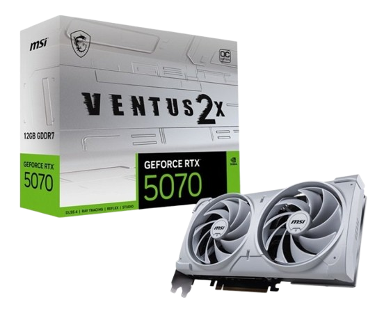MSI RTX 5070 VENTUS 2X OC WHITE 12GB